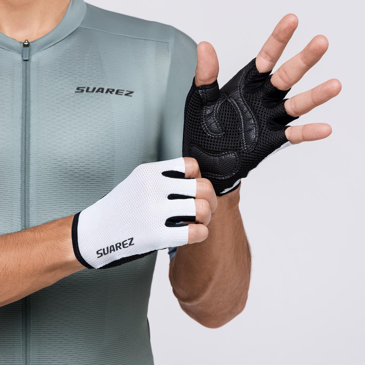 Cycling gloves online white