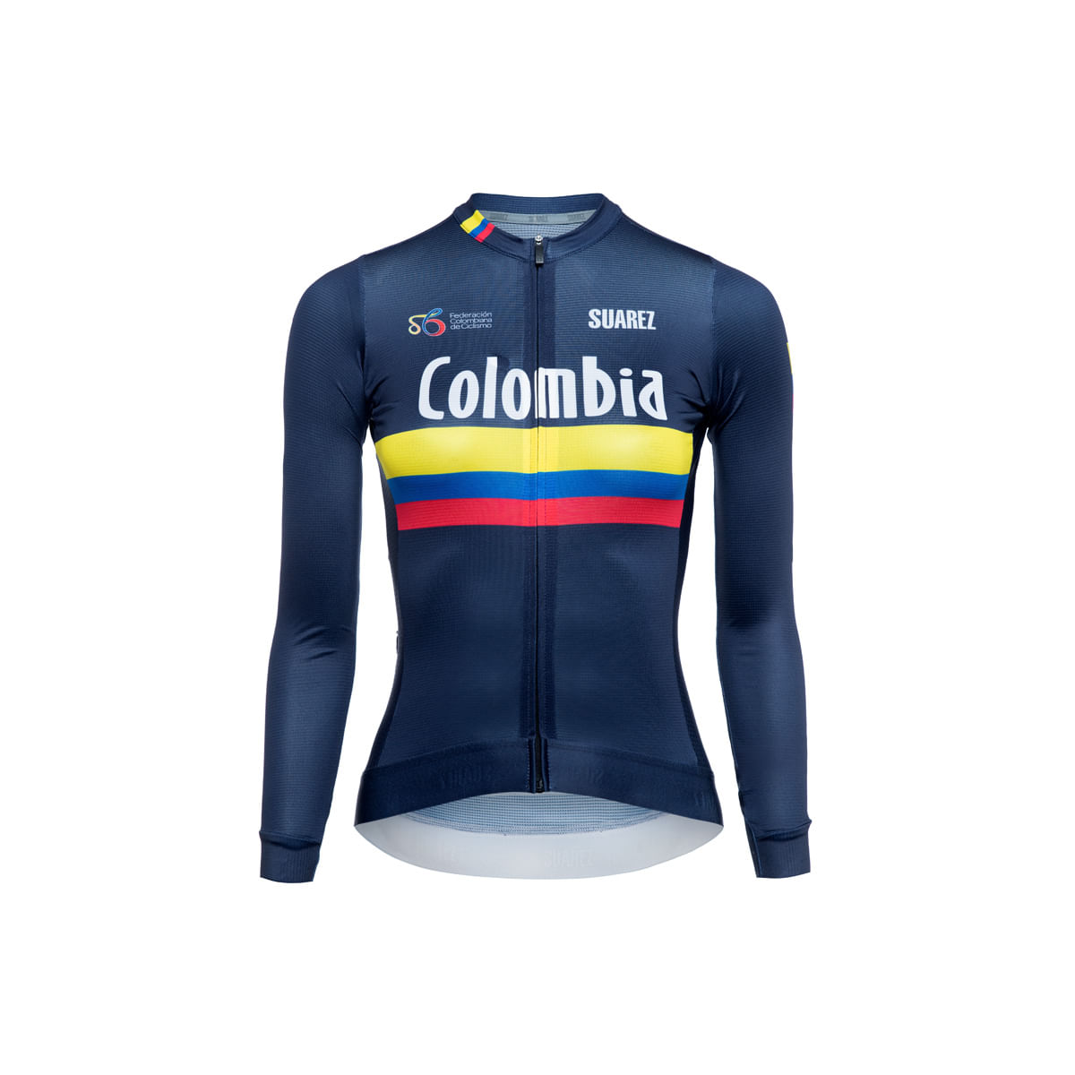 Women s Cycling Jersey ML Federacion Colombia Paris 2024 Suarez Clothing SUAREZ