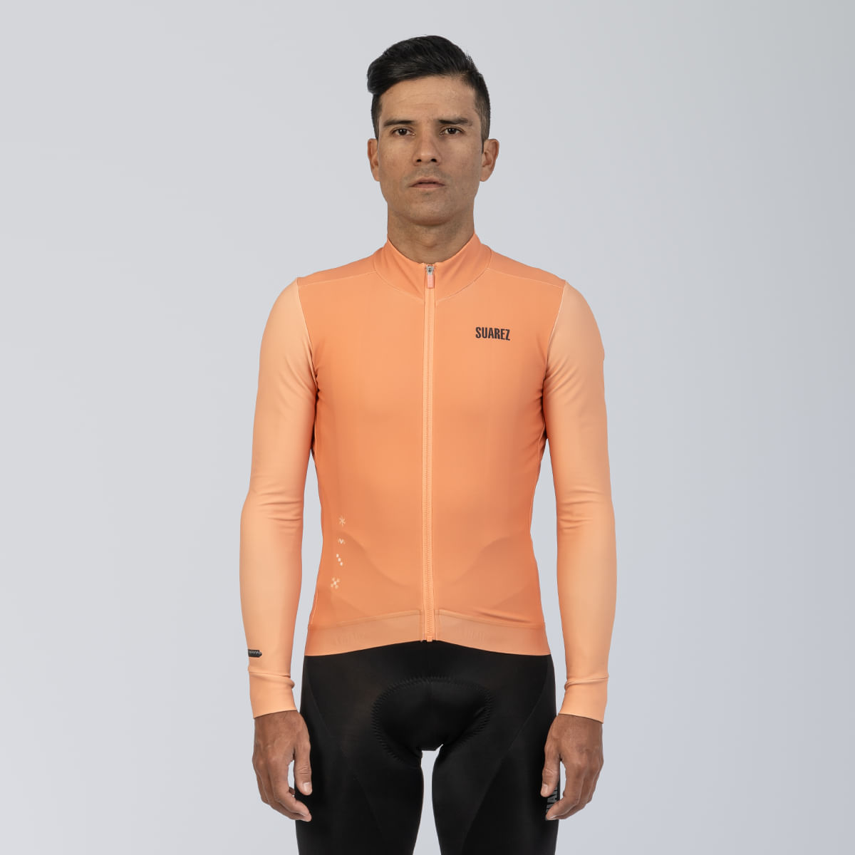 Jersey De Ciclismo Térmico Hombre Ascender Peach Rust | Suarez Clothing ...