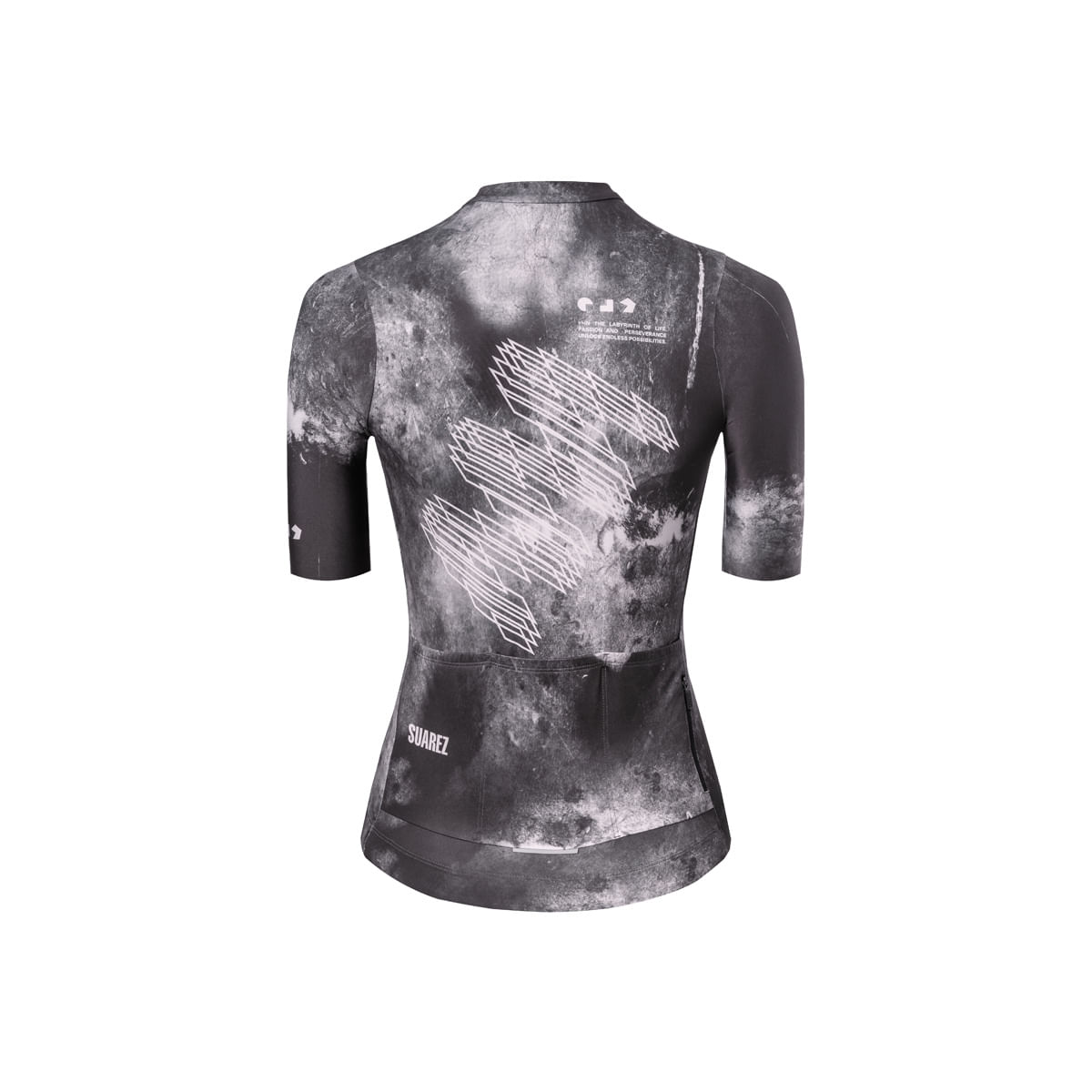 Lock Ash Gray 2.4 Women's Cycling Jersey | Suarez Clothing - SUAREZ®