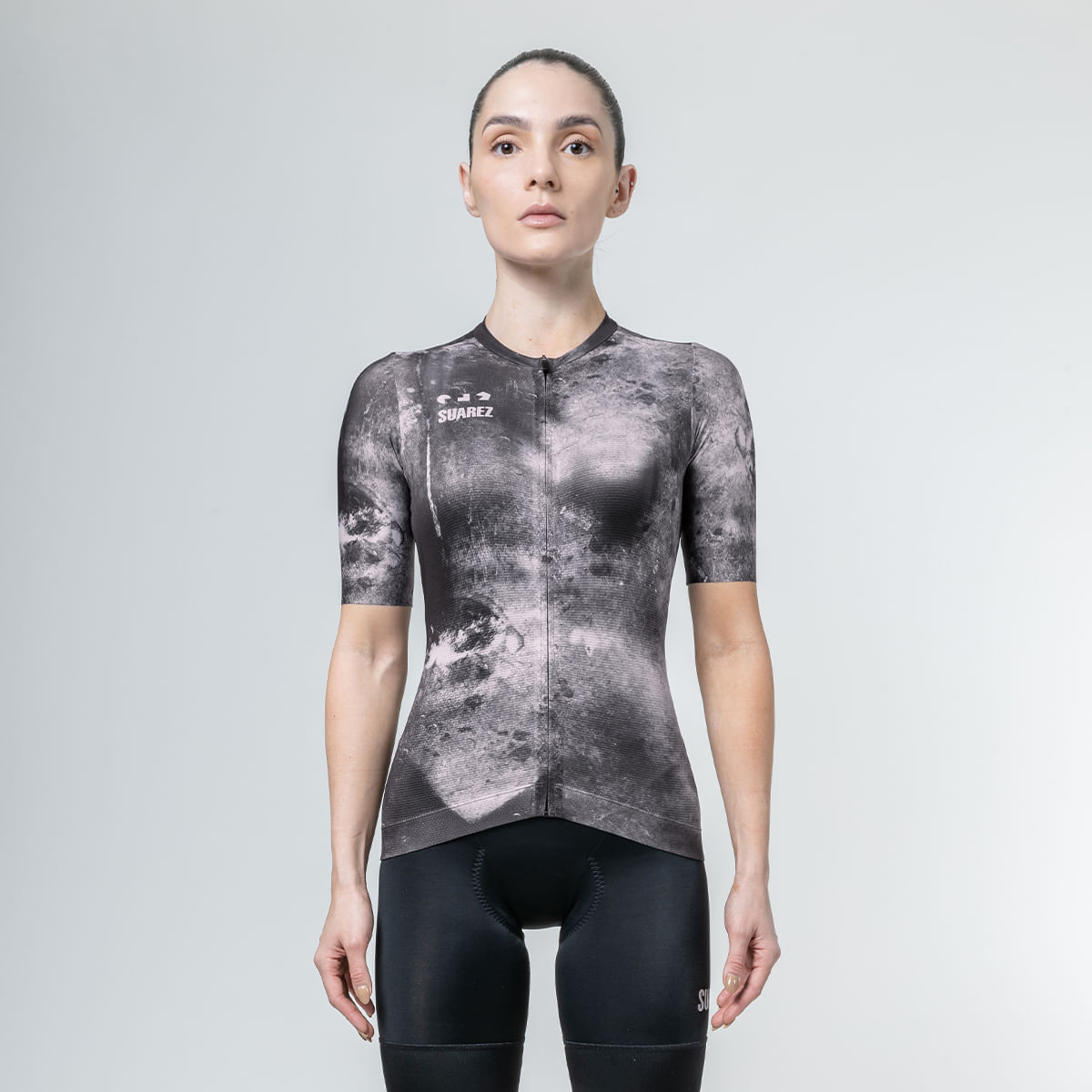 Lock Ash Gray 2.4 Women's Cycling Jersey | Suarez Clothing - SUAREZ®