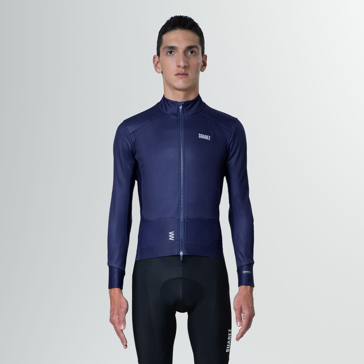 Chaqueta Térmica De Ciclismo Hombre Defend Blue | Suarez Clothing - SUAREZ
