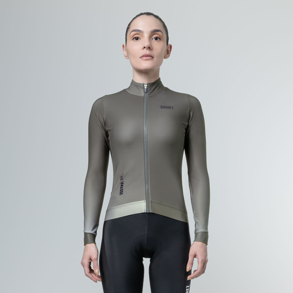 SUAREZ 長袖サイクルジャージ ミントグリーン　女性用 S Ascender Tea Leaf 2.4 Women's Thermal Cycling Jersey | Suarez