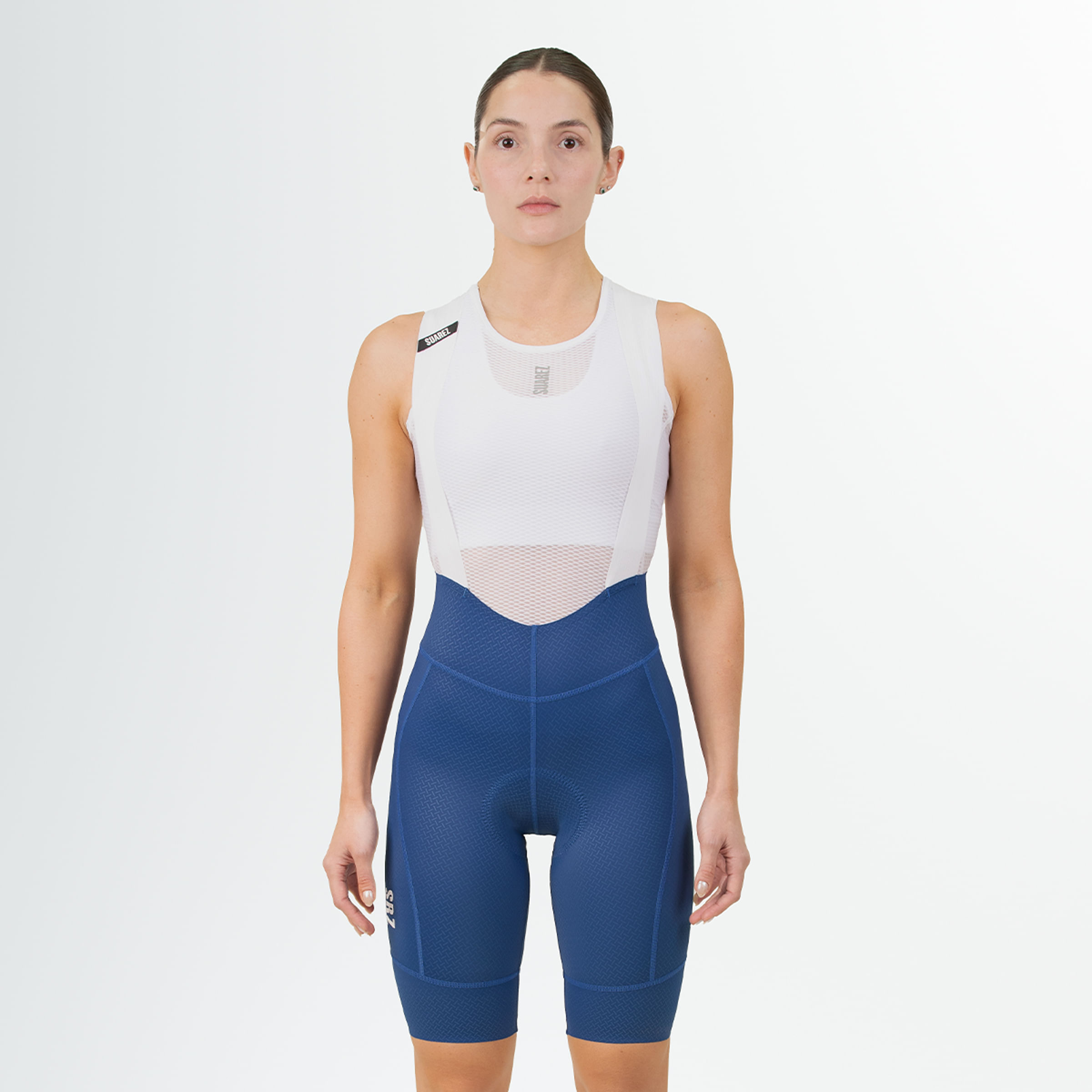 Women's Cycling Bib Shorts Hard Blue Quartz 2.4 | Suarez Clothing